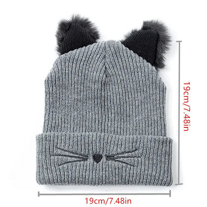 Mira Purr Knit Beanie
