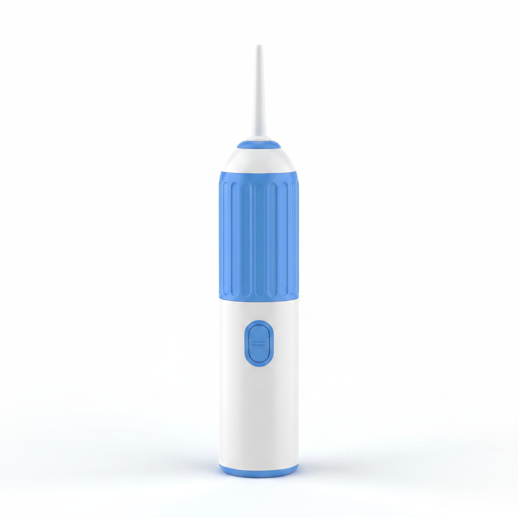 Electric Ear Wax Suction Tool with Silicone Tip and Ergonomic Handle, 60-Minute Battery