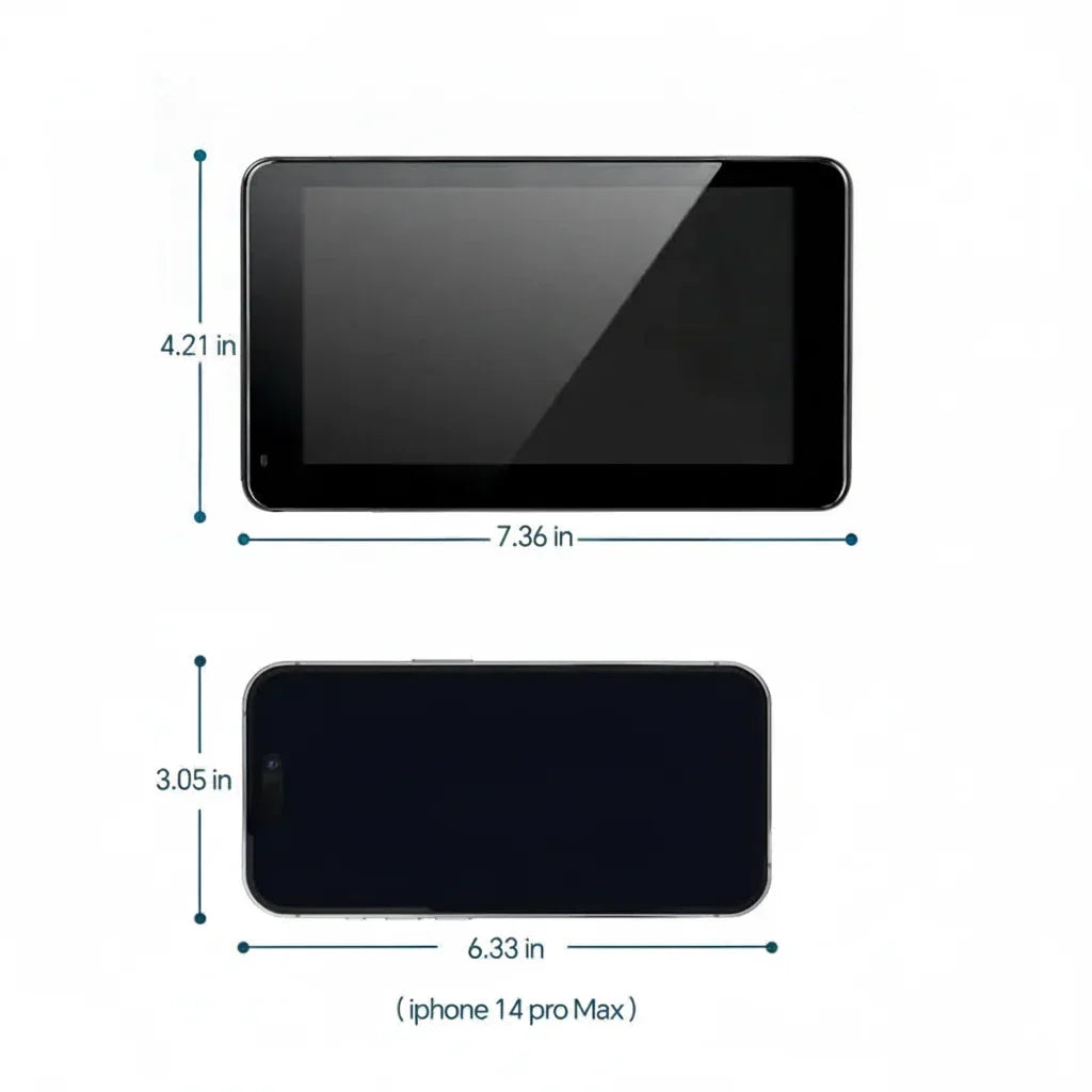 2026 Upgraded Wireless CarPlay Screen for Andriod & Iphone : The Ultimate Portable Car Play Adapter for Seamless In-Car Entertainment Car Media Player Car Monitor allveramart