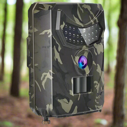 Trail Camera with 12MP Photo Capture and 26 Infrared LEDs, 49.2ft Night Vision