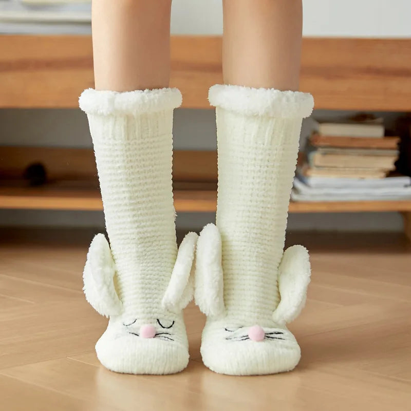 CuddleBun Fluffy Home Socks