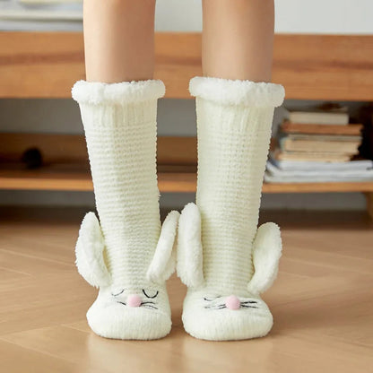 CuddleBun Fluffy Home Socks