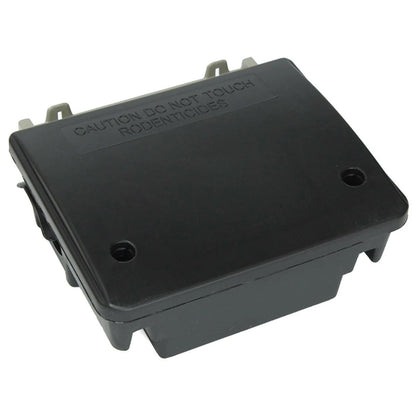 Humane Mouse Trap with Secure Locking Door and Removable Bait Tray