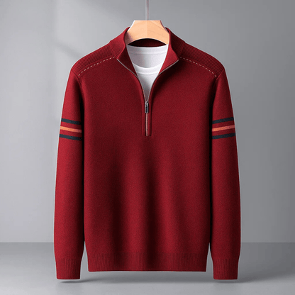 Amos | Modern Half-Zip Sweater Ease