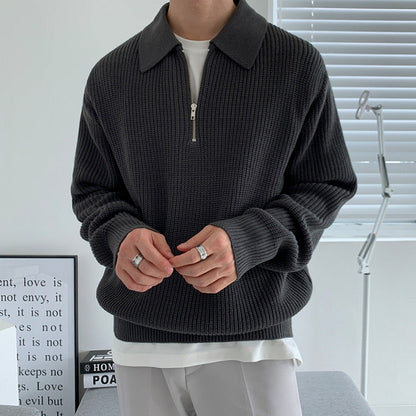 Taebaek Half Zip Polo Shirt