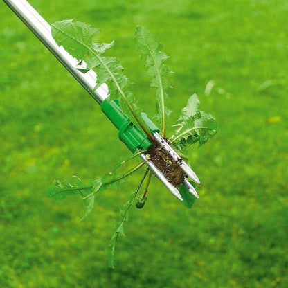 Standing Weed Puller with Three Steel Claws and Foot Pedal