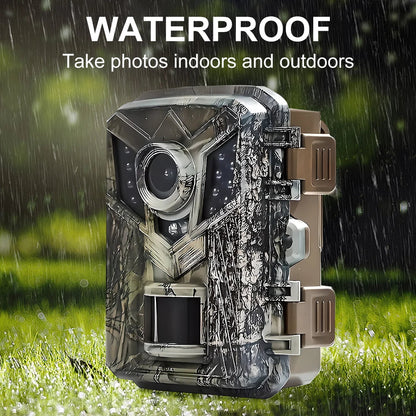 Motion Sensor Trail Camera with 16MP Photos and Infrared Night Vision, 32.8ft Detection