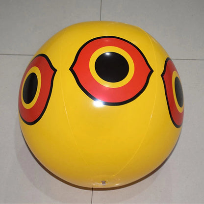 Bird Repeller Balloon with Reflective Sticker and Predator Eye Pattern for Gardens and Pools