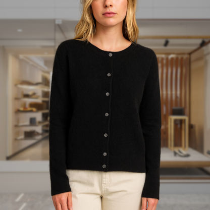 Women’s Cashmere Cardigan Button Up Sweater | Alexa