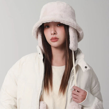 Evelina Fur Bucket Hat