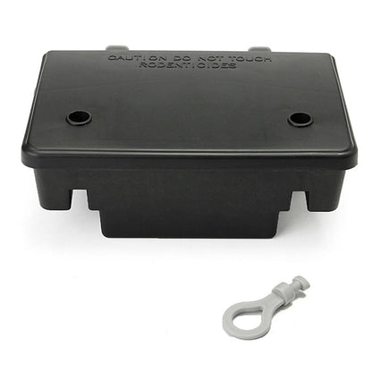 Humane Mouse Trap with Secure Locking Door and Removable Bait Tray