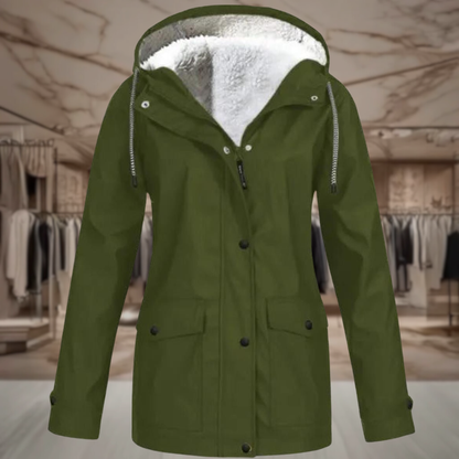 Women’s Waterproof Fleece Lined Hooded Jacket | Ariel