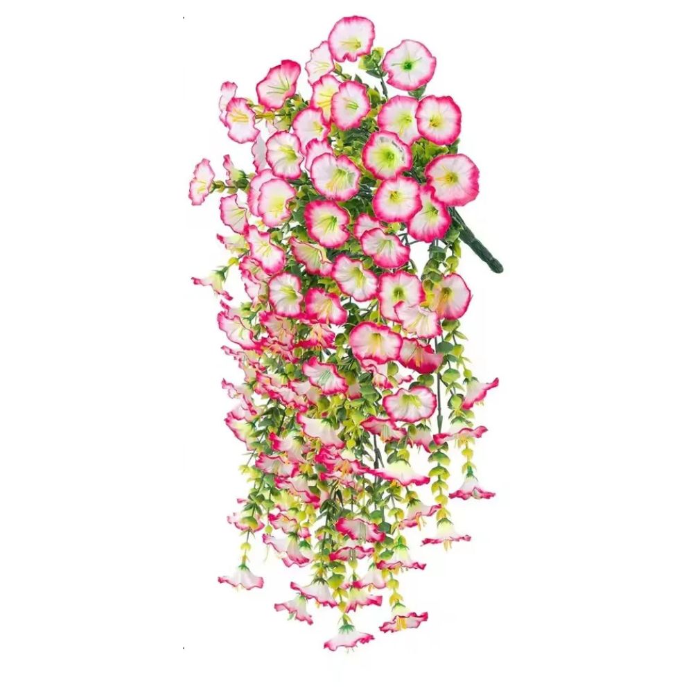Hanging Morning Glory Vine with Sun Resistant Petals and Flexible Design, 29.52in