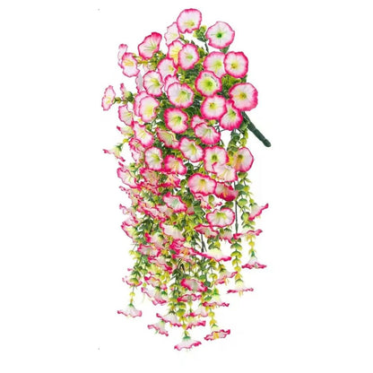 Hanging Morning Glory Vine with Sun Resistant Petals and Flexible Design, 29.52in