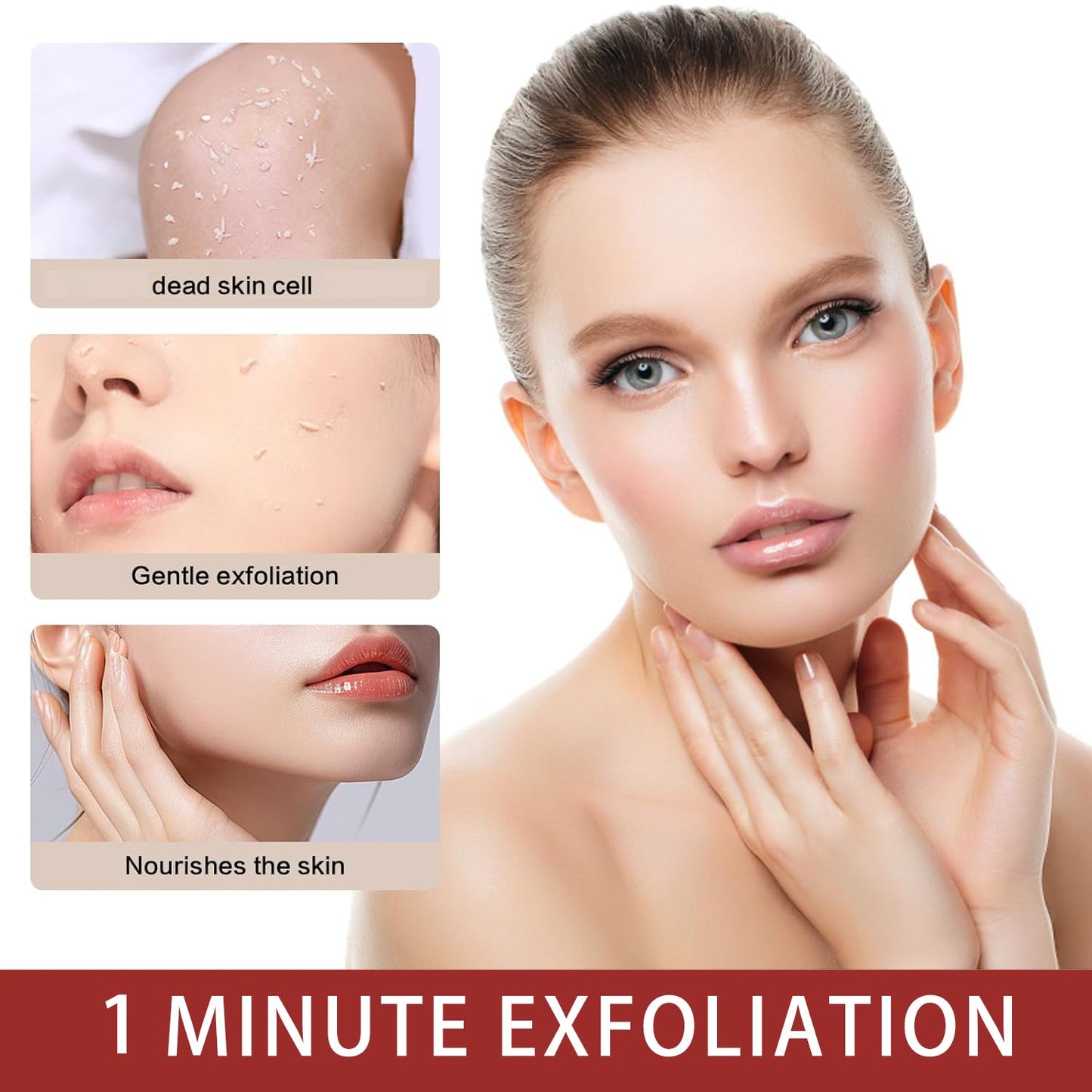 Exfoliating Gel with Sodium Hyaluronate and Vitamin C, Cherry Blossom Extract