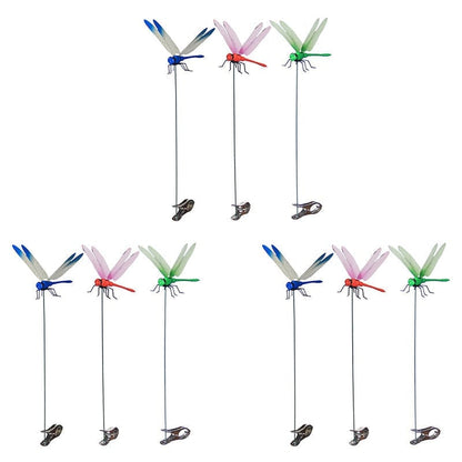 Dragonfly Clip with Metal Fastener and 3D Printed Wings for Mosquito Deterrence