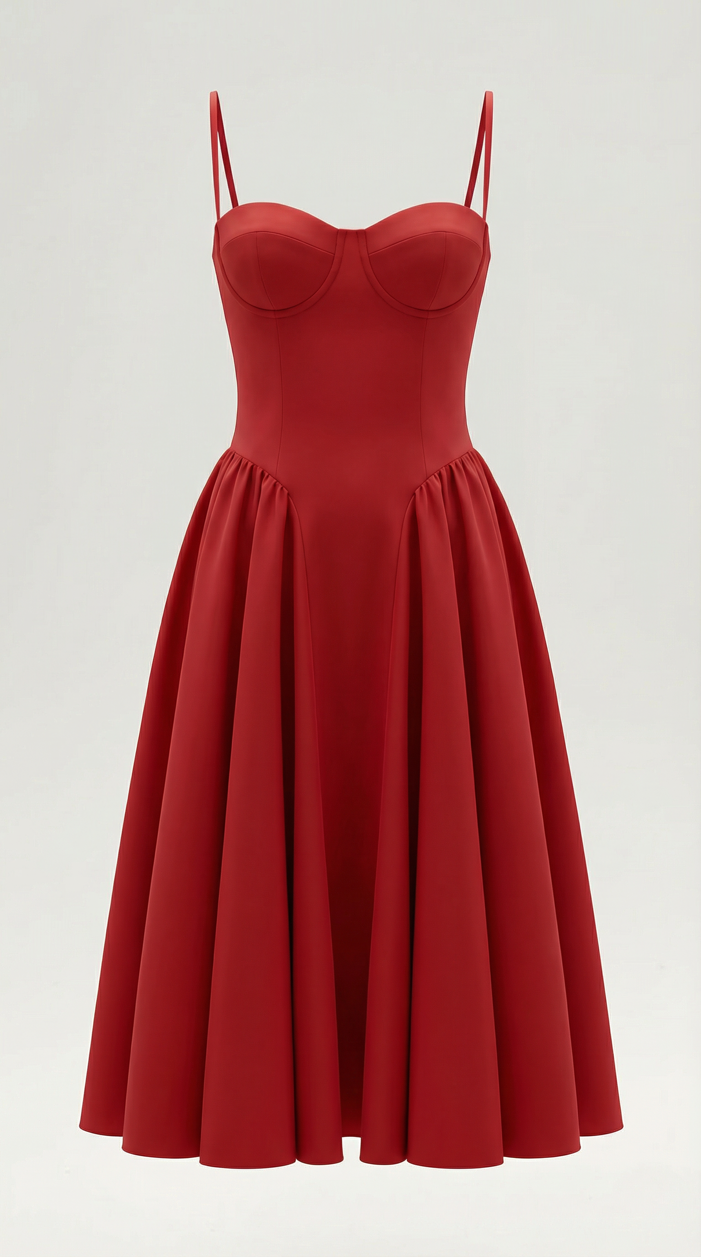 Odette Korset Midi Kjole