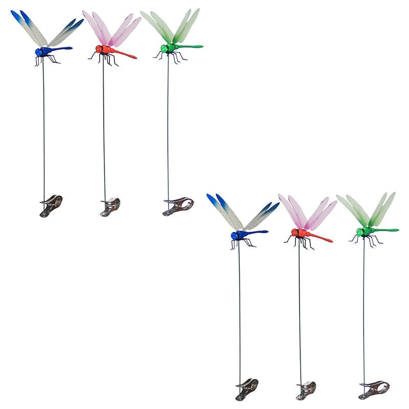 Dragonfly Clip with Metal Fastener and 3D Printed Wings for Mosquito Deterrence