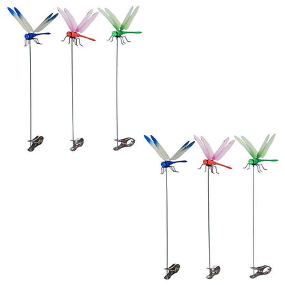 Dragonfly Clip with Metal Fastener and 3D Printed Wings for Mosquito Deterrence