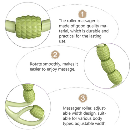 Leg Compression Massager with Twelve Massage Points and Sequential Wave Motion