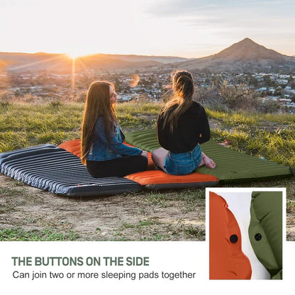 Inflatable Camping Mattress with Built In Foot Pump and Waterproof Fabric