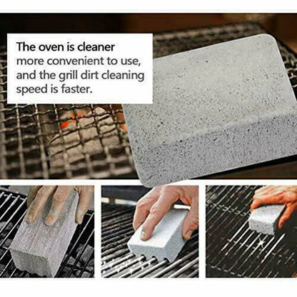Grill Cleaning Brick Set with Pumice Stone and Handheld Scrubbing, 5 Pieces