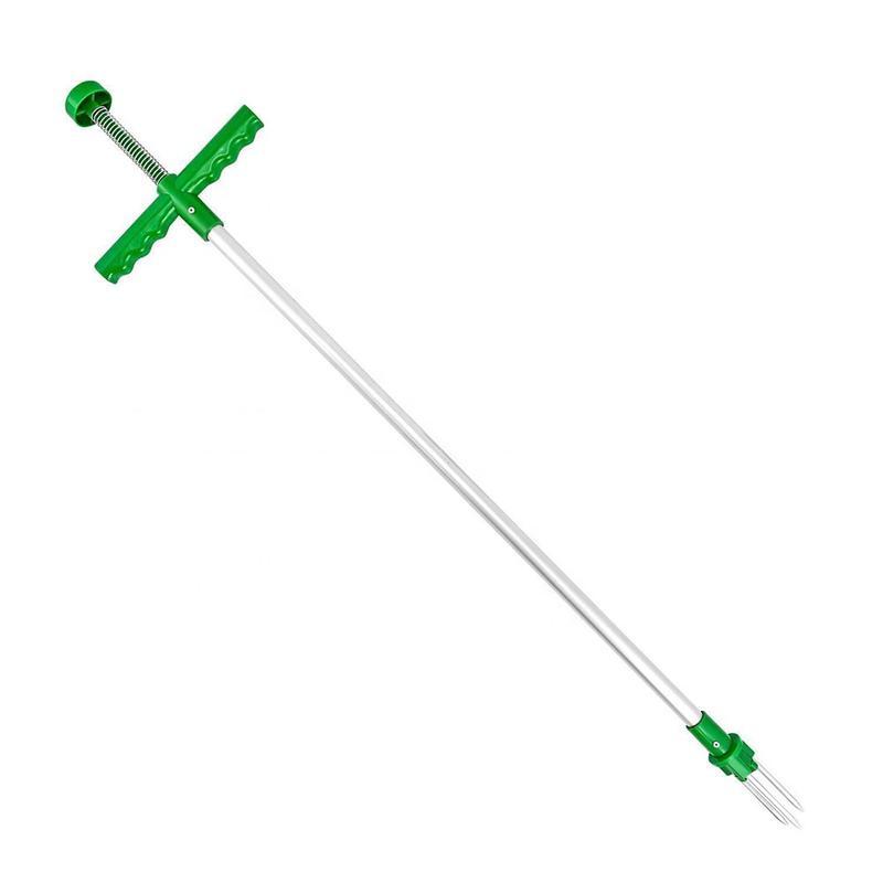 Standing Weed Puller with Three Steel Claws and Foot Pedal