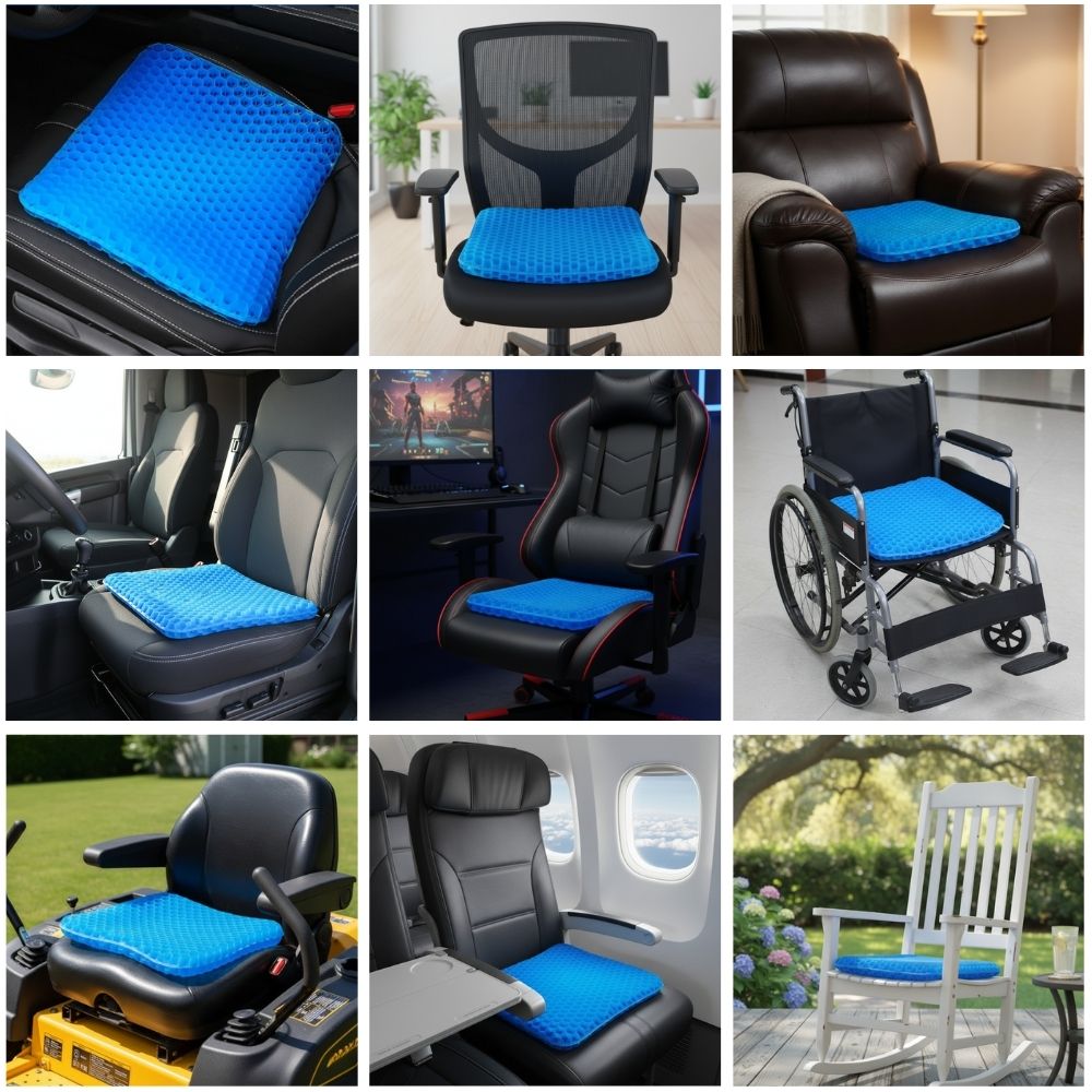CoolGel+  Discomfort-Free Seat Cushion