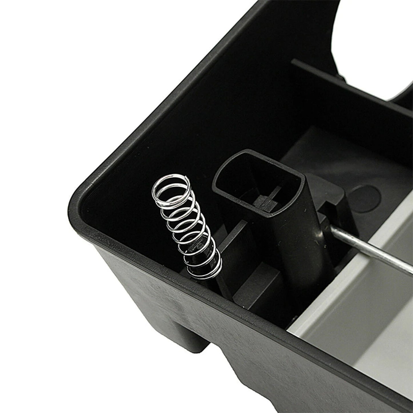 Humane Mouse Trap with Secure Locking Door and Removable Bait Tray