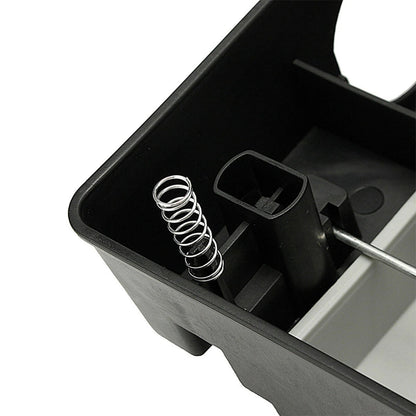 Humane Mouse Trap with Secure Locking Door and Removable Bait Tray