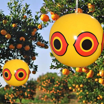 Bird Repeller Balloon with Reflective Sticker and Predator Eye Pattern for Gardens and Pools