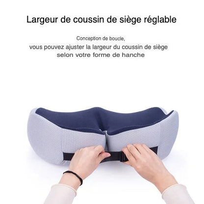 Le coussin de siège en mousse à mémoire de forme réglable