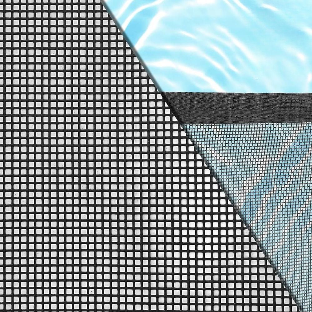 Pool Safety Fence with Removable Mesh Panels and Aluminum Poles