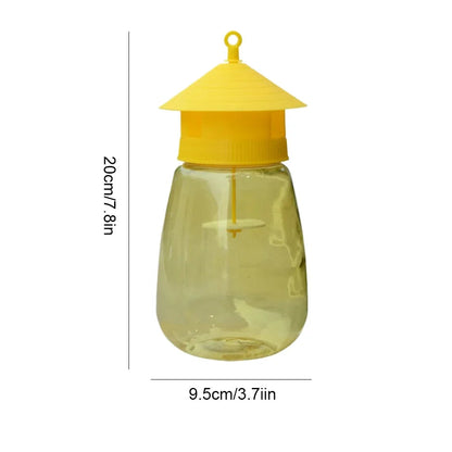 Fly Trap with Natural Scent Lure and Hanging Loop for Gardens