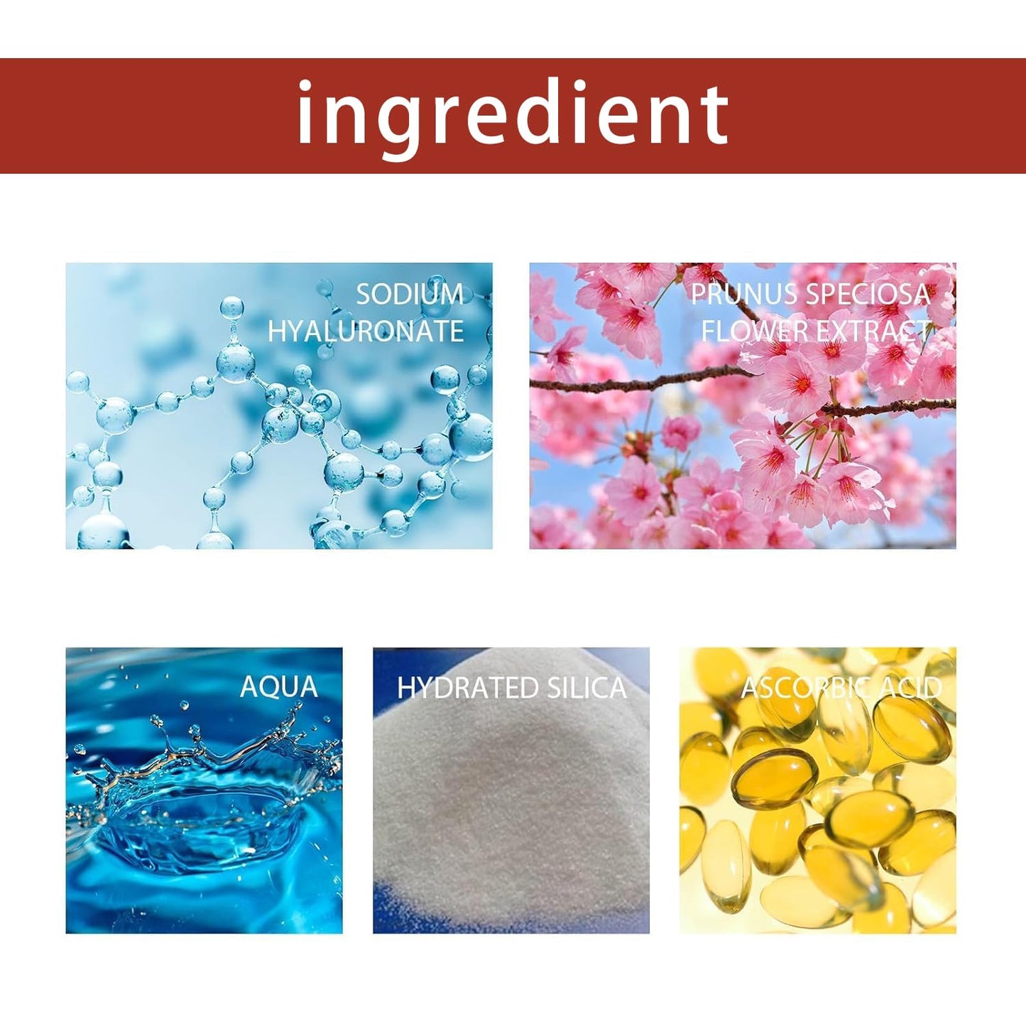 Exfoliating Gel with Sodium Hyaluronate and Vitamin C, Cherry Blossom Extract