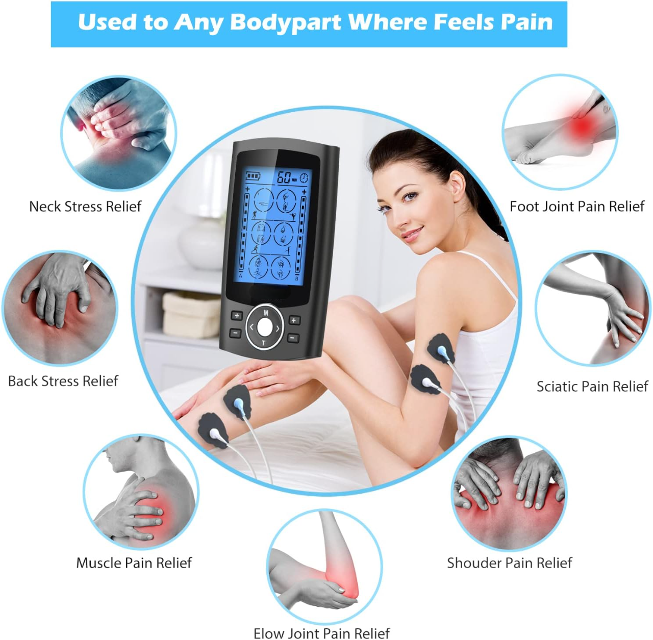 TENS & EMS Multi-Functional Therapy Device