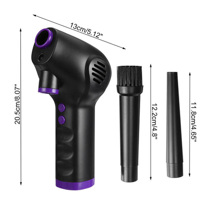 Rechargeable Air Duster with Precision Nozzles Attachments and 15000mAh Battery