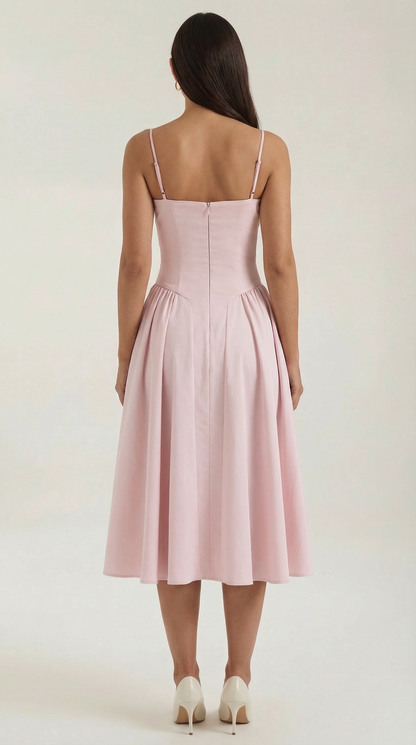 Odette Korset Midi Kjole