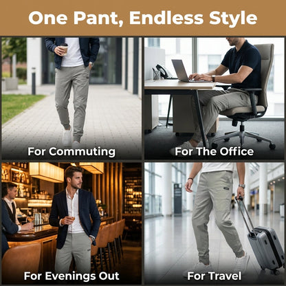 Stretch Cargo Jeans with Six Pockets and Elastane Blend, Slim Fit