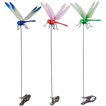 Dragonfly Clip with Metal Fastener and 3D Printed Wings for Mosquito Deterrence