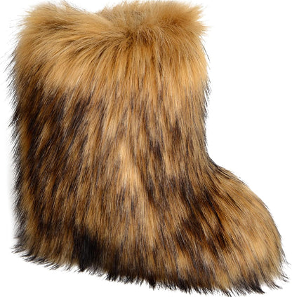 Furry Snow Boots - Knee High