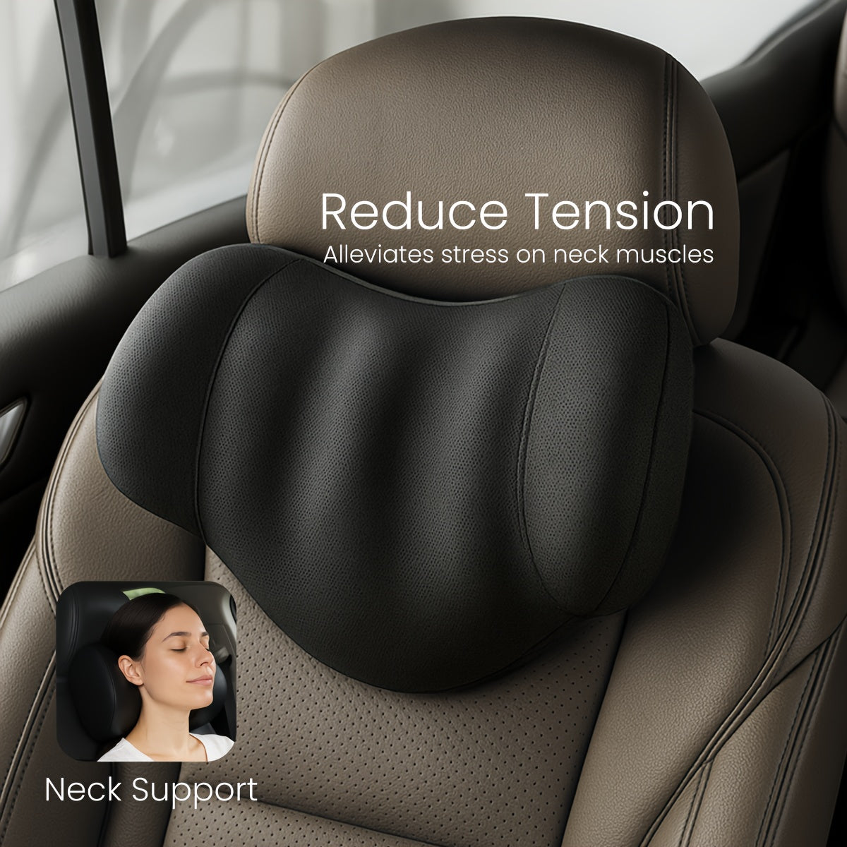Memory Foam Head Neck Pillow