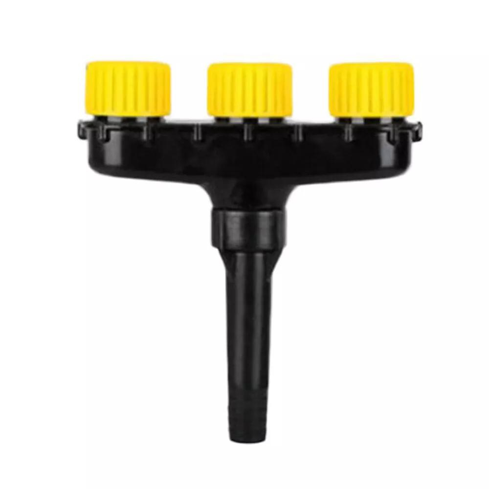 Garden Spray Nozzle with Adjustable Patterns and Trigger Lock for Hose Attachment