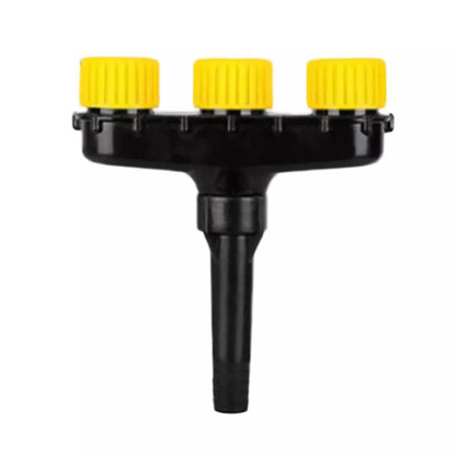 Garden Spray Nozzle with Adjustable Patterns and Trigger Lock for Hose Attachment