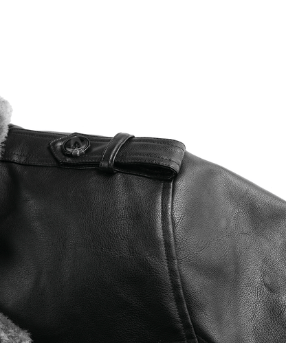 Arcticon PU Leather Winter Coat