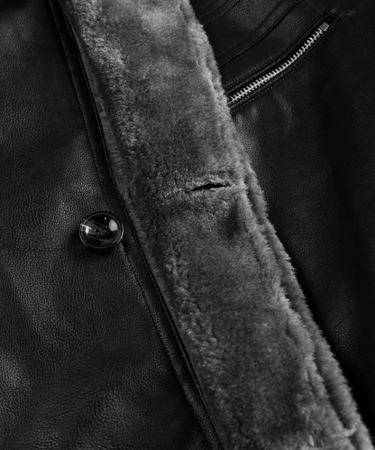 Arcticon PU Leather Winter Coat