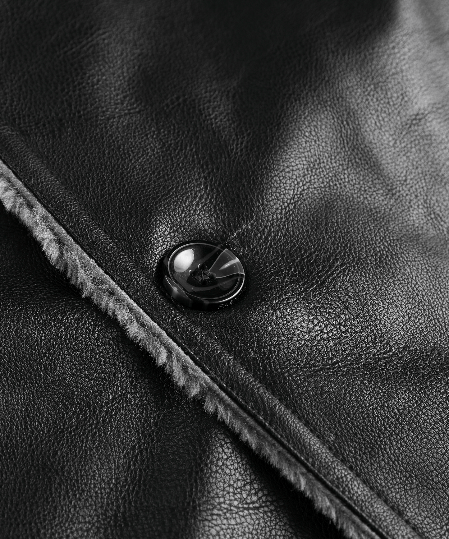 Arcticon PU Leather Winter Coat