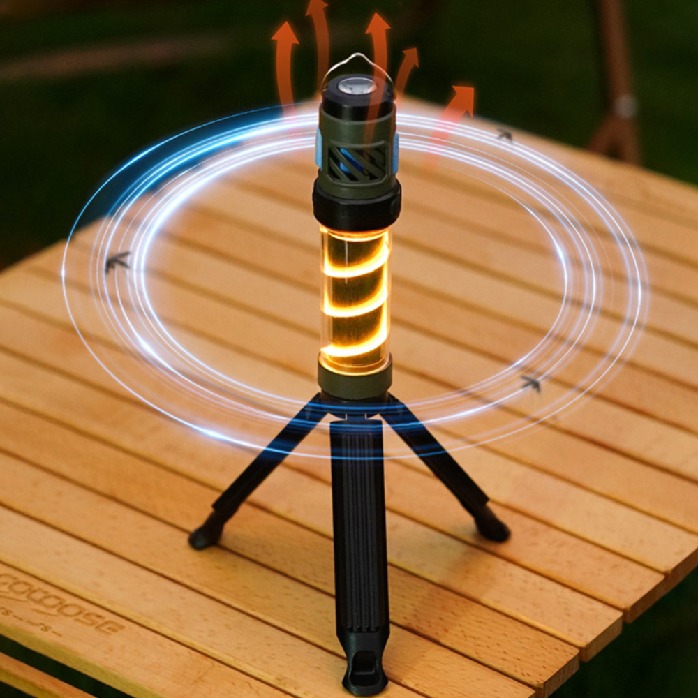 Heated Mosquito Repellent Lamp with Dual Lighting and 30-Hour Battery