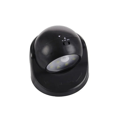 Motion Sensor LED Spotlight with 360° Rotatable Head and Battery Power