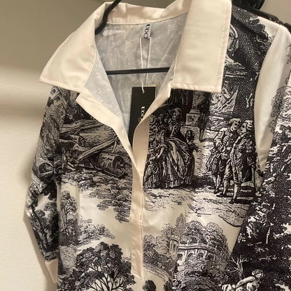 Aria Toile Tunic Dress